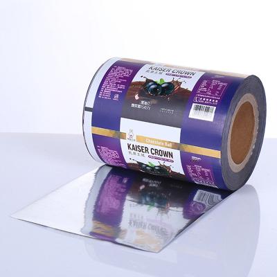 China LDPE Moisture Proof Aluminum Laminated Moisture Proof Flow Film Rolling Soft Pack For Coffee Lollipop Chocolate Heat Cold Seal Available for sale