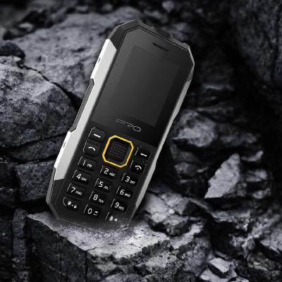 China Dual SIM Card Best Outdoor Rugged Mobile Phone IPRO Shark II 2.0inch 176*220Pixels 32MB+32MB 2500mAh 0.08MP Back Camera 2G Waterproof Phone for sale