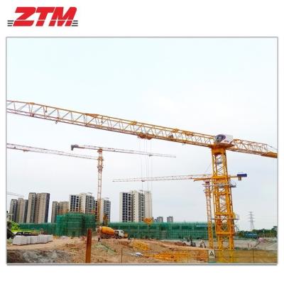 China ZTT466B Flattop Tower Crane 26t Kapazität 70m Stanglänge 5,5t Spitzenlasthebeausrüstung zu verkaufen