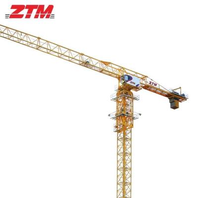 China ZTT336B Flattop Tower Crane 16t Capaciteit 75m Jib Lengte 2.7t Tip Load Lifting Equipment Te koop