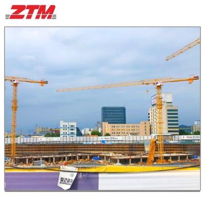 China ZTT466B Flattop Tower Crane 18t Kapazität 70m Stanglänge 5,5t Spitzenlasthebeausrüstung zu verkaufen