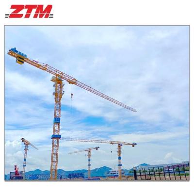 China ZTT616 Flattop Tower Crane 32 t Kapazität 75 m Stange Länge 4,1 t Spitzenlasthebeausrüstung zu verkaufen