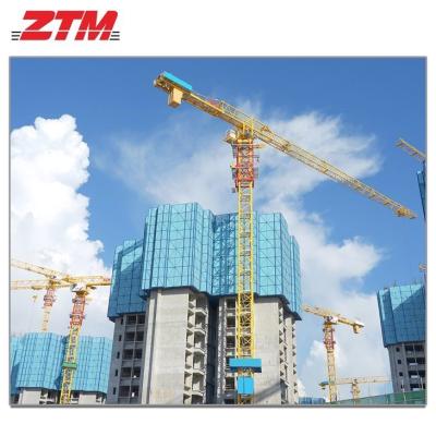 China ZTT756 Flattop Tower Crane 32 t Kapazität 80 m Stange Länge 5,4 t Spitzenlasthebeausrüstung zu verkaufen