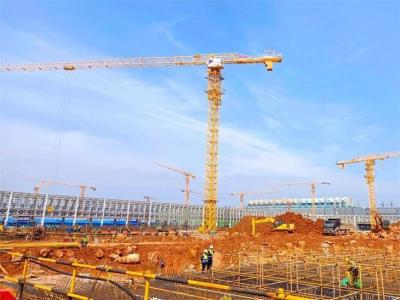 China ZTT856 Flattop Tower Crane 32t Kapazität 80m Jib Länge Hebegerät zu verkaufen