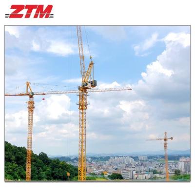 China ZTL146 Luffing Tower Crane 8t Capaciteit 50m Jib Lengte 1,3t Tip Load Lifting Equipment Te koop