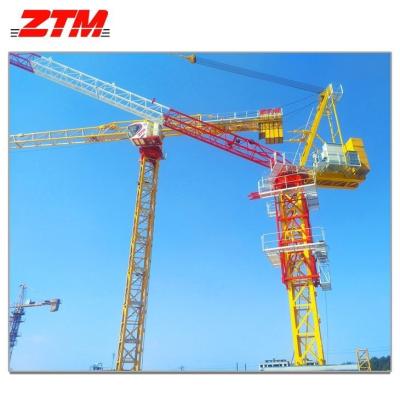 China ZTL326 Luffing Tower Crane 14t Capaciteit 55m Jib Lengte 2,7t Tip Load Lifting Equipment Te koop