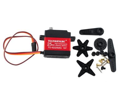 China TIANKONGRC TD-8225MG 25kg 4.8-8.4V 180 Degree RC Servo Motor Metal Gear For Arduino Smart Car Robot for sale