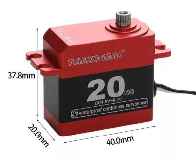 China TIANKONGRC TD-9420MG 20KG  Waterproof Servo High Torque Motor Digital Servo Underwater RC Servo for RC Car Robot Helicopter for sale