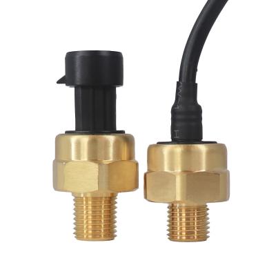 China 0.5-4.5V G1/4 NPT1/4 Parkard Brass Cable Outlet Brass Pressure Sensor For Air Gas for sale