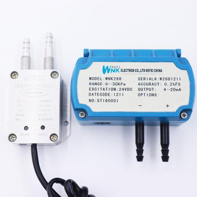 China 4-20mA Wind Micro Differential Pressure Transmitter / Transducer For HAVC WNK268 / WNK808B for sale