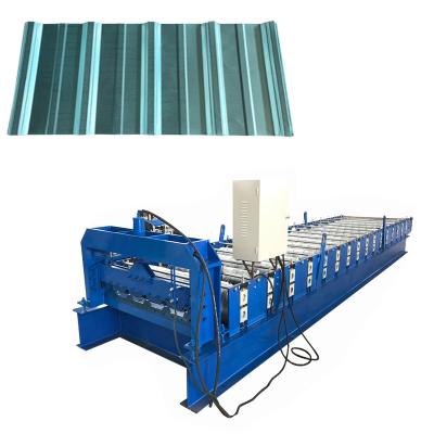 China Hotels malaysia mesin seng 760 spandek roof panel roll forming machine for sale