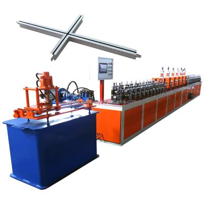 China 2022 Hotels Pakistan Manufacturer Main Ceiling T System Tee Cross T Cross T Bar Roll Forming Machine for sale