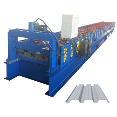 China 2022 Hotels metal galvanized decking roll forming machine with good quality and price for sale