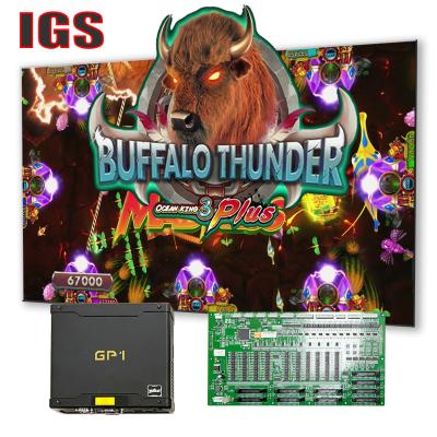 China Original IGS Buffalo Thunder Ocean King 3 Plus Game Box Kit 2 Player Fish Machine Gaming Motherboard Software Board Kit for sale