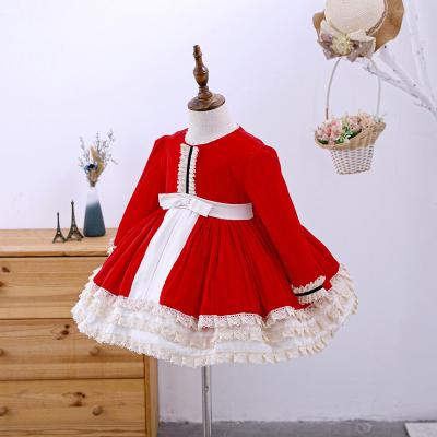 China Viable long-sleeved spanish dress girl lolita dress autumn and winter retro Lolita dress for sale