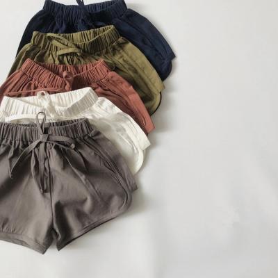 China Anti-pilling New Summer Children Clothes Baby Boy Pure Color Shorts Kids Casual Shorts for sale