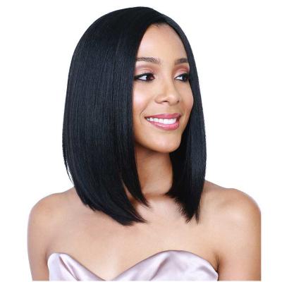 China Hot straight selling European and American African wigs short t-shaped 4x1 lead for sale