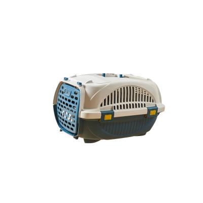 China Breathable Cat Carrier Pet Crate Live Best Portable Plastic Hard-Sided Outdoor Pet Carrier Crate Kennel Car Travel Box for sale