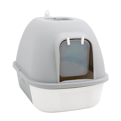 China Sustainable Easy To Clean, Waterproof Plastic Cat Litter Box For Cats for sale