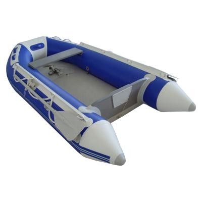 China Fishing Hot Sale Inflatable Boats Aluminum Transom Inflatable Rescue Boat With Motor for sale