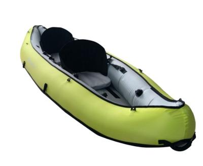 China Warter Sports High Pressure Sellable Point Floor Inflatable Kayak 2 Person Kayak PVC Drop Inflatable Canoe Boat for sale