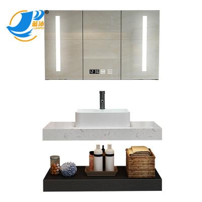 China ABZ008-100 Bathroom Cabinet China Bathroom Cabinet Waterproof Modern Led Mirror Cabinet for sale