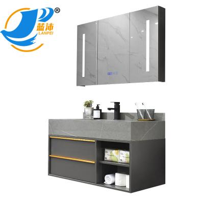 China Rock Panel Table Factory Direct Sales Small Bathroom Sink Cabinet Bathroom Cabinets And Vanity Set for sale