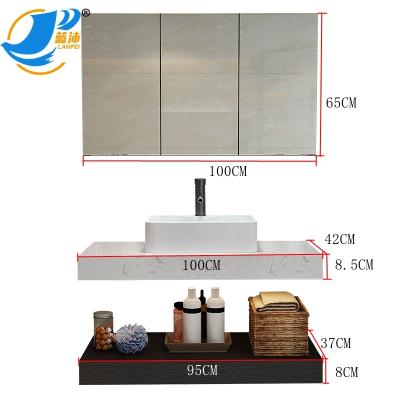 China Hot Selling Touch Screen Bathroom Mirror Cabinet Modern Led Bathroom Cabinet Waterproof for sale