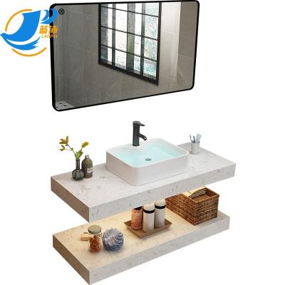 China Sturdy hot sale classic bathroom sink cabinet bathroom mirrored cabinet and wear resistant for sale