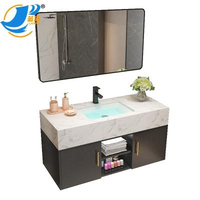 China Modern Classic Simple Traditional With Mirror Bathroom Cabinet Wash Basin for sale