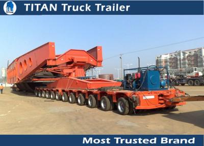 China Customized Dimension Heavy Transportation Multi Axle Trailer 100 - 200 ton for sale