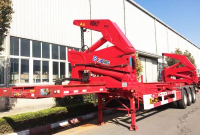 China 37 ton 40 ton Side Loader Trailer for loading 20 foot 40 foot Containers for sale