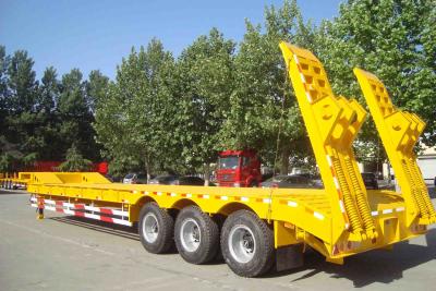 China TITAN niedriger Bettanhänger mit 80 T/lowbed Anhänger für Hochleistungsmaschinentransport zu verkaufen