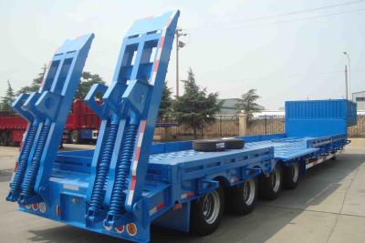 China Los remolques pesados de alta calidad del recorrido 100 a 150 toneladas 4 alinean 8 el carro lowboy del árbol del remolque with2 line4 de los árboles en venta