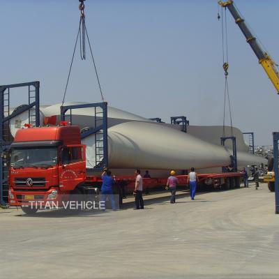 China TITAN Extendable Trailer for 46 meters 56 metersWindmill Turbine Blade for sale