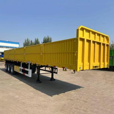 China China 40ft Flatbed Semi Trailer Equipment with Side Walls for Sale Near Me for sale