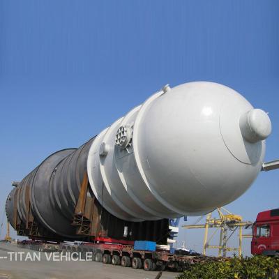 China Trailers modulares de cuello de ganso para el transporte de tanques de 120 toneladas y 200 toneladas en venta