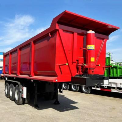 China TITAN 3/Tri Axle Tipper Semi Trailer 50/60/70 Ton Dump Semi Trailer for Sale zu verkaufen