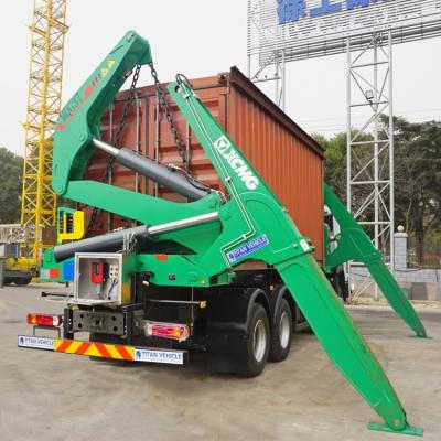 China 37/45 Ton 20/40 Ft Side Loader Container Side Lifter Transport Trailer for Sale Near Me in Mauritius zu verkaufen