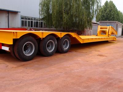 China reboque lowboy de 80 toneladas de 3 eixos | Veículo Co. do titã, Ltd à venda