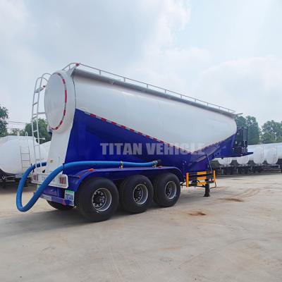 China TITAN 3 Axle 40 CBM Dry Powder Cement Bulker Tanker Trailer for Sale in Saudi Arabia zu verkaufen