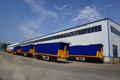 Cina TITAN VEHICLE tipping semi trailers 3 axles with 40 ton tipper truck in vendita