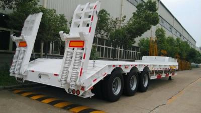 China TITAN VEHICLE 3 axle 50t to 100t low bed trailer dimensions in india Te koop