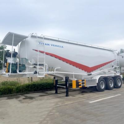 中国 TITAN 3 Axle 40CBM Cement Bulker Trailer for Sale | Cement Bulker Price 販売のため