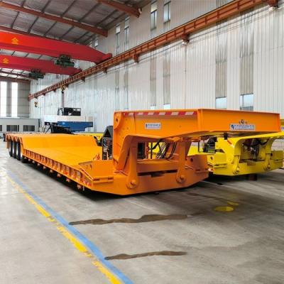 China TITAN 100 Tons Removable Gooseneck Trailer for Sale | Removable Gooseneck Lowboy Trailer zu verkaufen