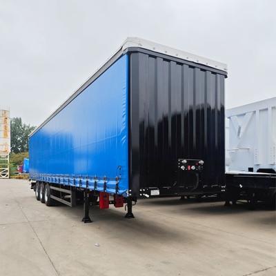 Cina TITAN 3 Axle Pvc Tautliner Curtains Price | Side Curtain Trailer for Sale in vendita