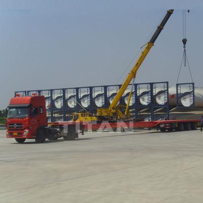 Cina Extendable Telescopic Blade Semi Trailer for Windmill Turbine Blade Transportation in vendita