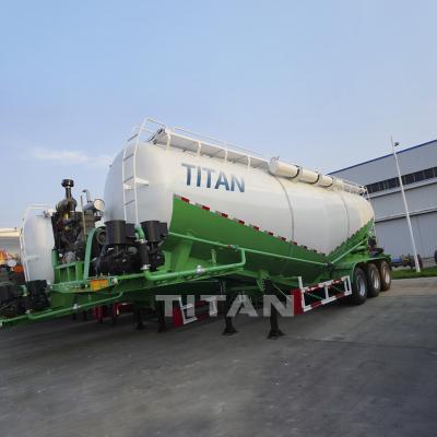 China 40 ton bulk cement sale bulk grain trailer bulk material trailer bulk semi trailer for sale