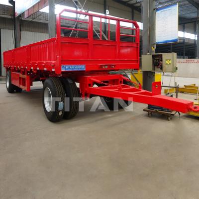 Китай TITAN full side wall semi trailer drawbar side wall semi trailer for sale продается