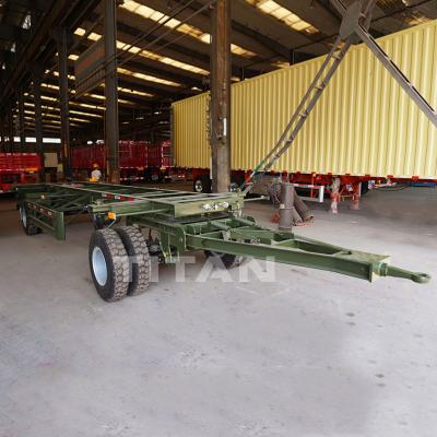 Китай skeleton drawbar trailer for sale TITAN full skeleton trailer for sale продается